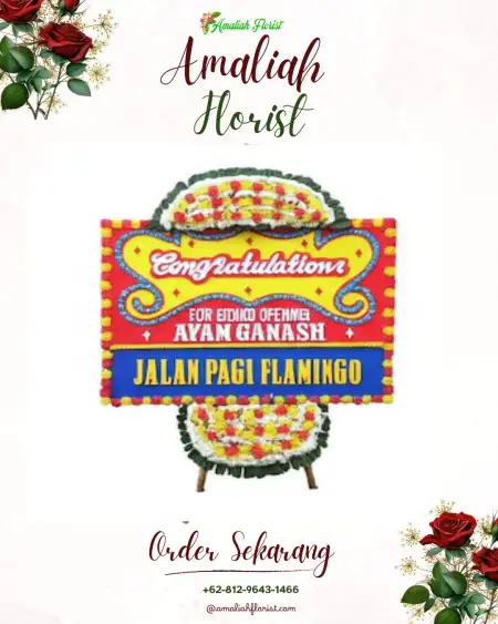 Sewa Papan Bunga Lalung